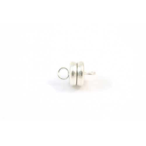 MAGNETIC CLASP 6MM SILVER PLATED